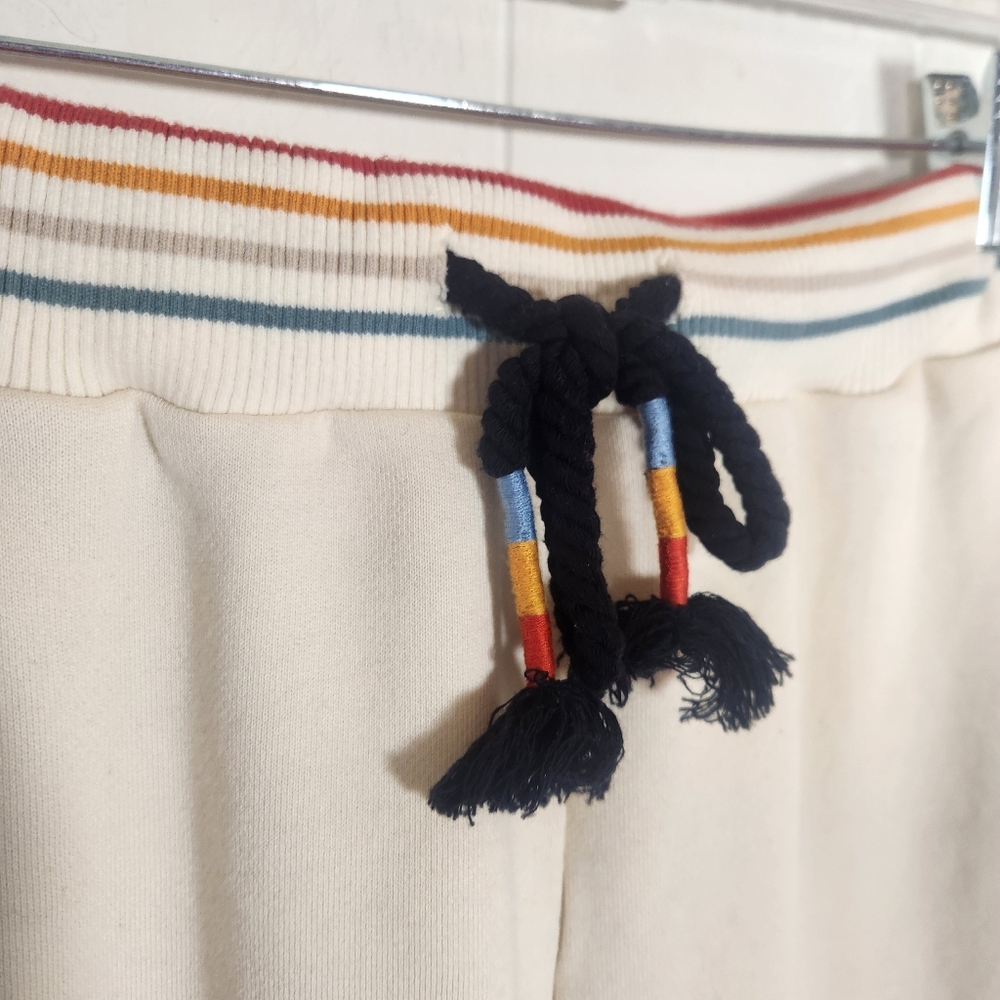 Spiritual Gangster Hudson Cream And Multi-color Jogger Sweatpants Size Small - Picture 10 of 16